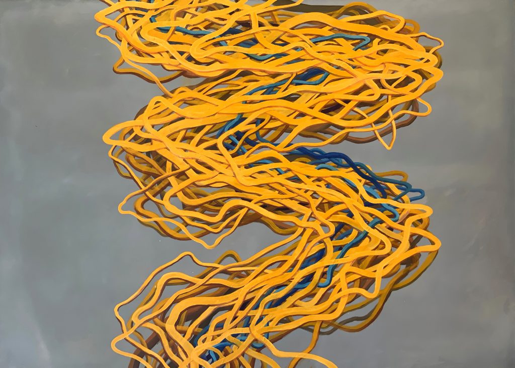 Untitled 44 – huile sur toile – oil on canvas – 112×158 cm . 2021