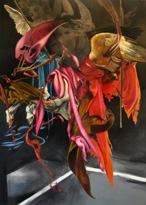 Palimpseste 16 – huile sur toile – oil on canvas – 140×100 cm . 2021