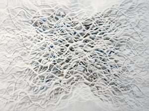 Untitled 35 – huile sur toile – oil on canvas – 120×160 cm . 2018