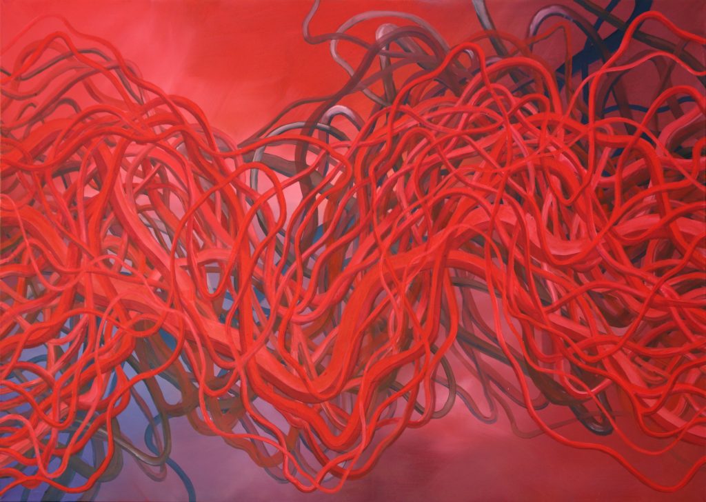 Untitled 31 – huile sur toile – oil on canvas – 100×140 cm . 2016