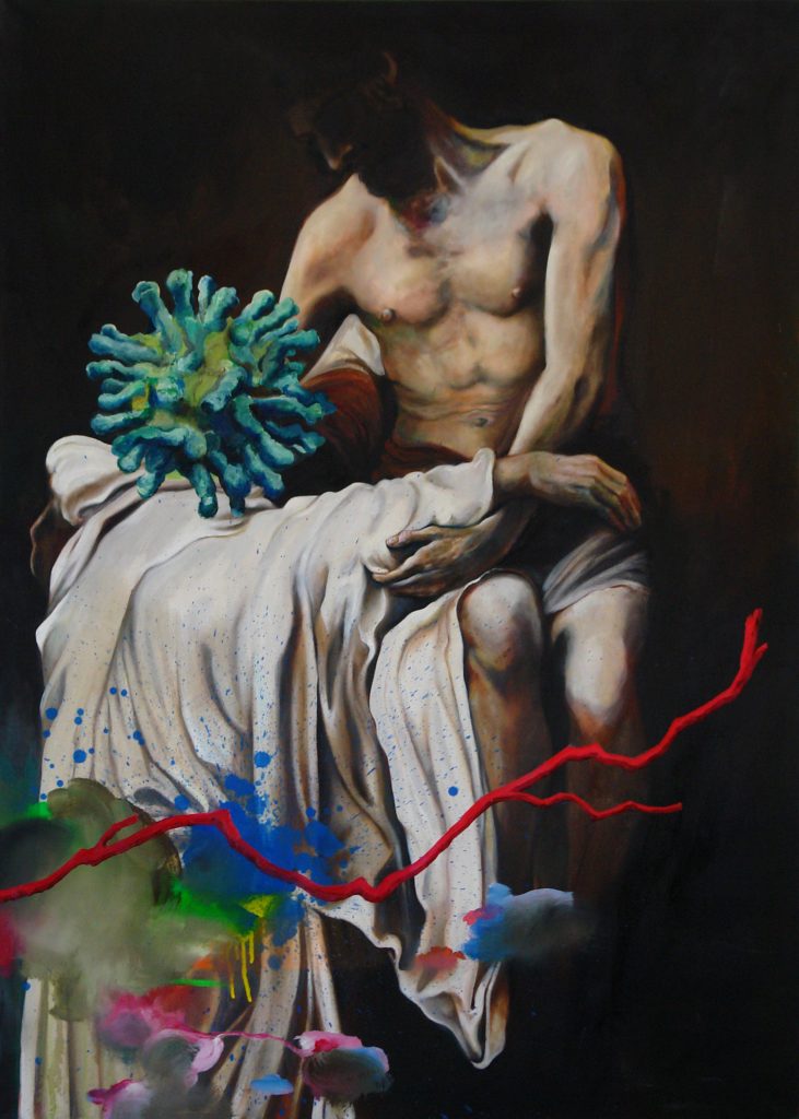 huile sur toile – oil on canvas – 140×100 cm – 2018