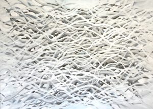 Untitled 33 – huile sur toile – oil on canvas – 120×160 cm . 2018