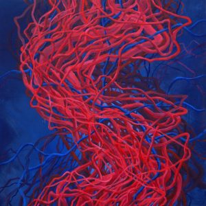 Untitled 12 – huile sur toile – oil on canvas 100x100cm – 2015