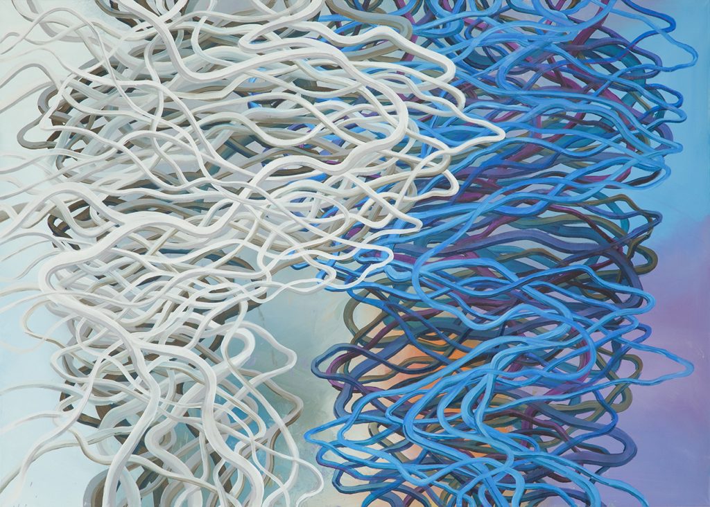 Untitled 28 – huile sur toile – oil on canvas – 120×160 cm . 2017