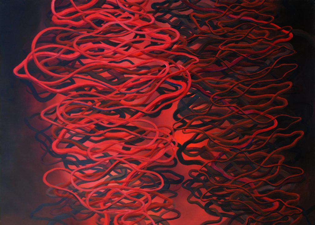 Untitled 32 – huile sur toile – oil on canvas – 120×160 cm . 2018