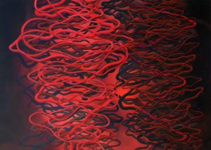 Untitled 32 – huile sur toile – oil on canvas – 120×160 cm . 2018