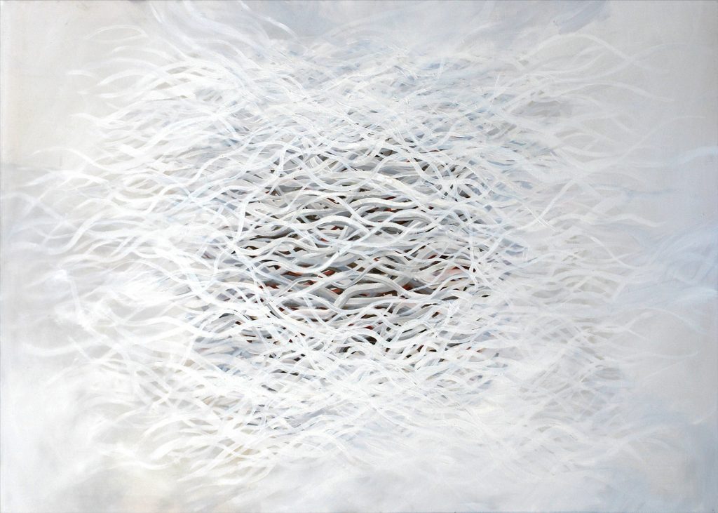 Untitled 34 – huile sur toile – oil on canvas – 120×160 cm . 2018