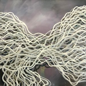 Untitled – huile sur toile – oil on canvas – 100×100 cm