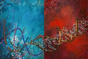 Eternal Cells – huile sur toile – oil on canvas – 176×260 cm