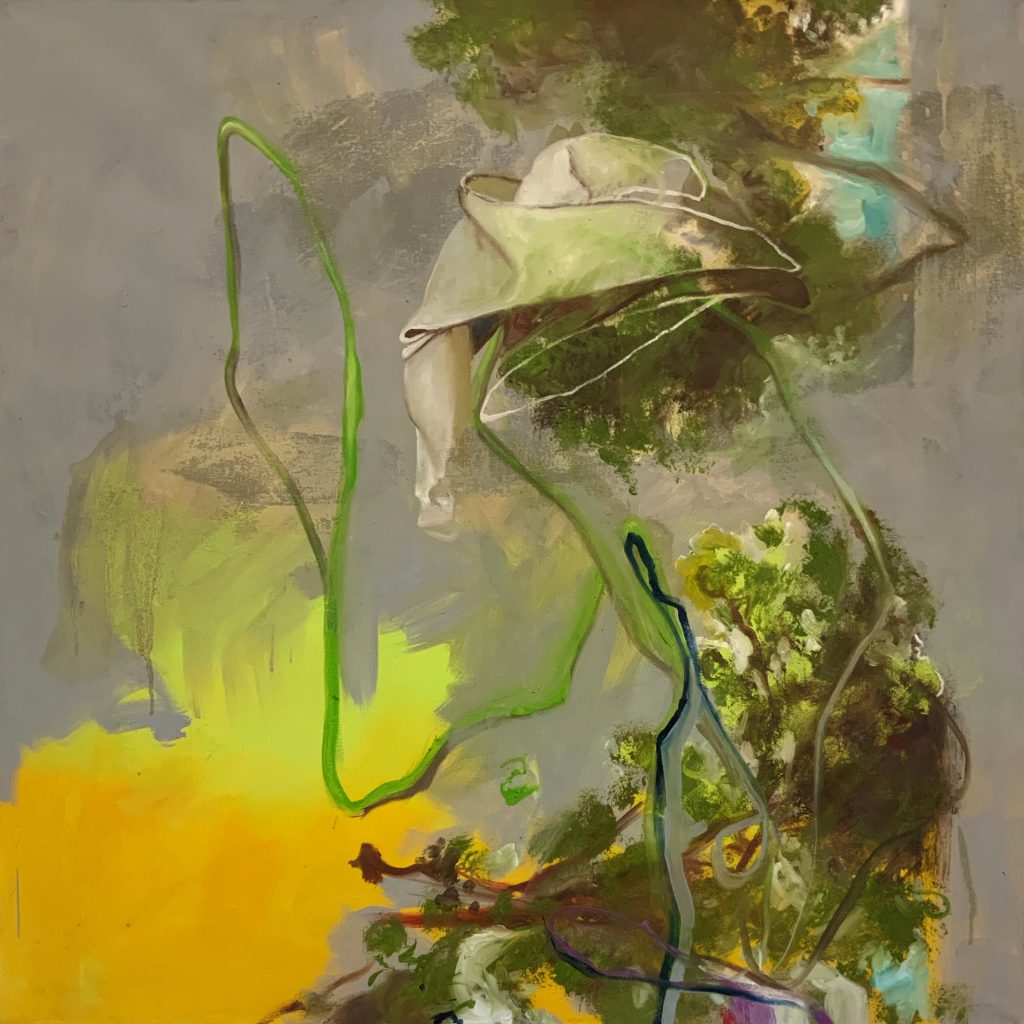 Untitled 42 – huile sur toile – oil on canvas – 90×90 cm – 2022