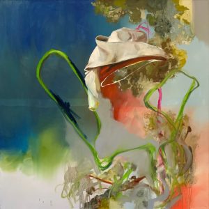Untitled 44 – huile sur toile – oil on canvas – 90×90 cm – 2022
