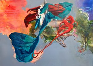 Untitled 45 – huile sur toile – oil on canvas – 100×140 cm – 2023