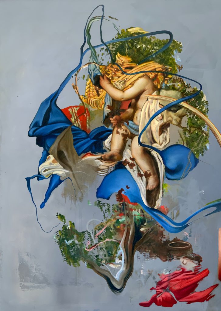 Untitled 49 – huile sur toile – oil on canvas – 140×100 cm – 2023