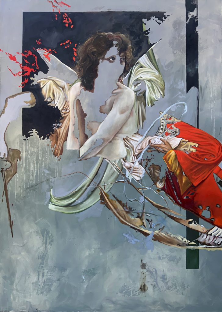 Untitled 50 – huile sur toile – oil on canvas – 190×135 cm – 2023