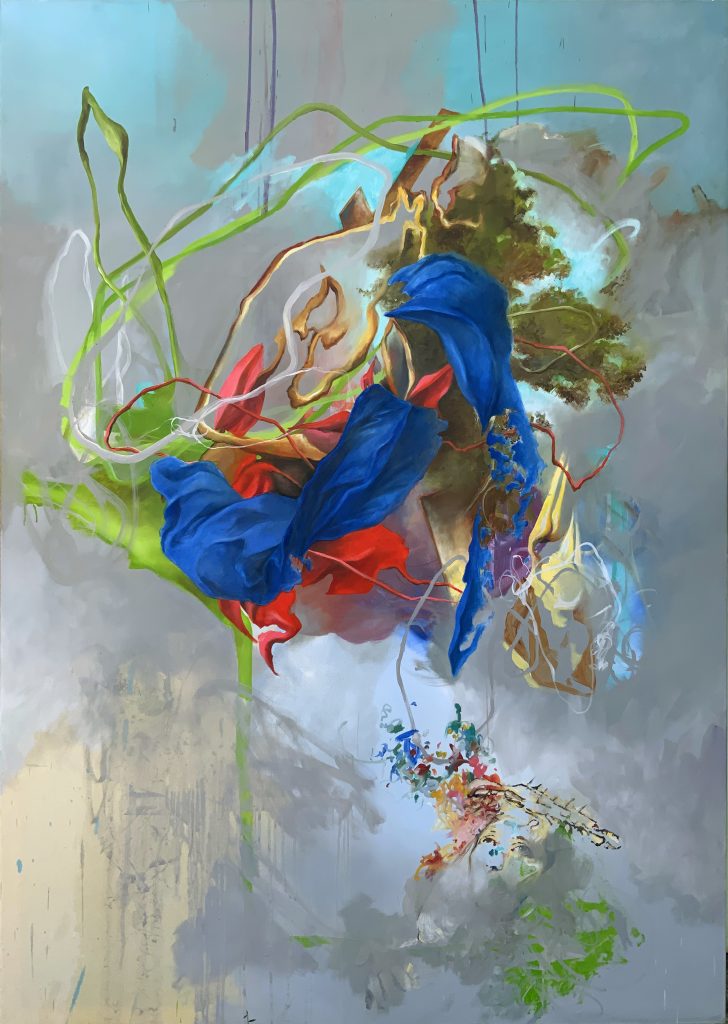 Untitled 41 – huile sur toile – oil on canvas – 190×135 cm – 2022
