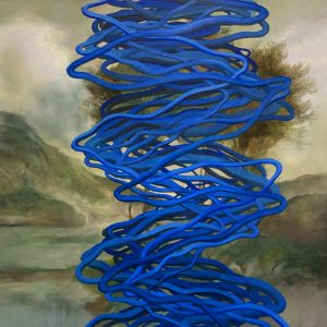 Untitled 46 – huile sur toile – oil on canvas – 90×90 cm – 2023