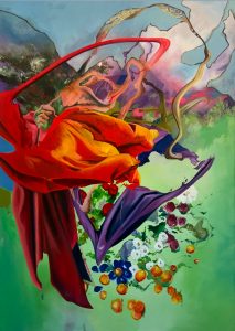 Untitled 53 – huile sur toile – oil on canvas – 140×100 cm – 2023