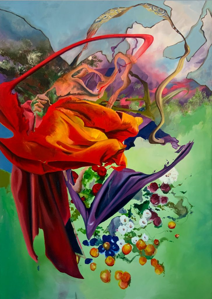 Untitled 53 – huile sur toile – oil on canvas – 140×100 cm – 2023