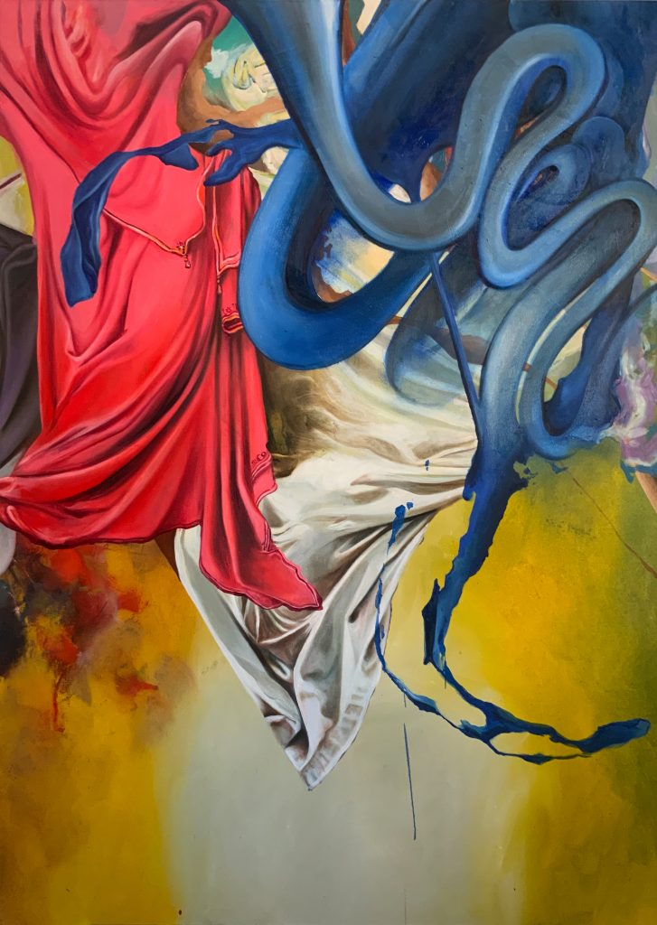 Untitled 52 – huile sur toile – oil on canvas – 140×100 cm – 2023