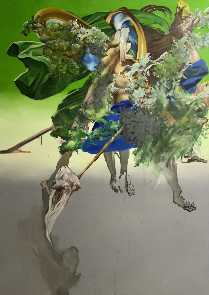 Untitled 56 – huile sur toile – oil on canvas – 190×135 cm – 2023