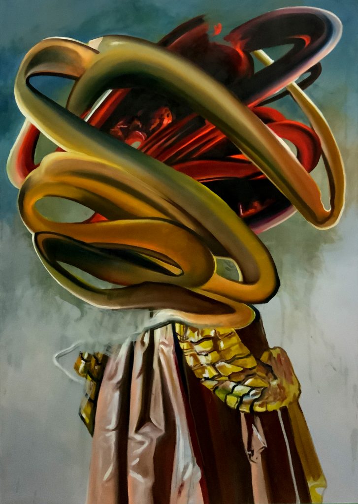 Untitled 54 – huile sur toile – oil on canvas – 140×100 cm – 2023