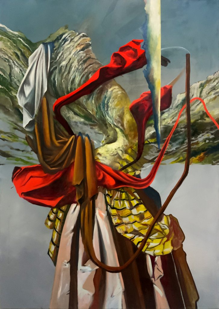 Untitled 55 – huile sur toile – oil on canvas – 140×100 cm – 2023