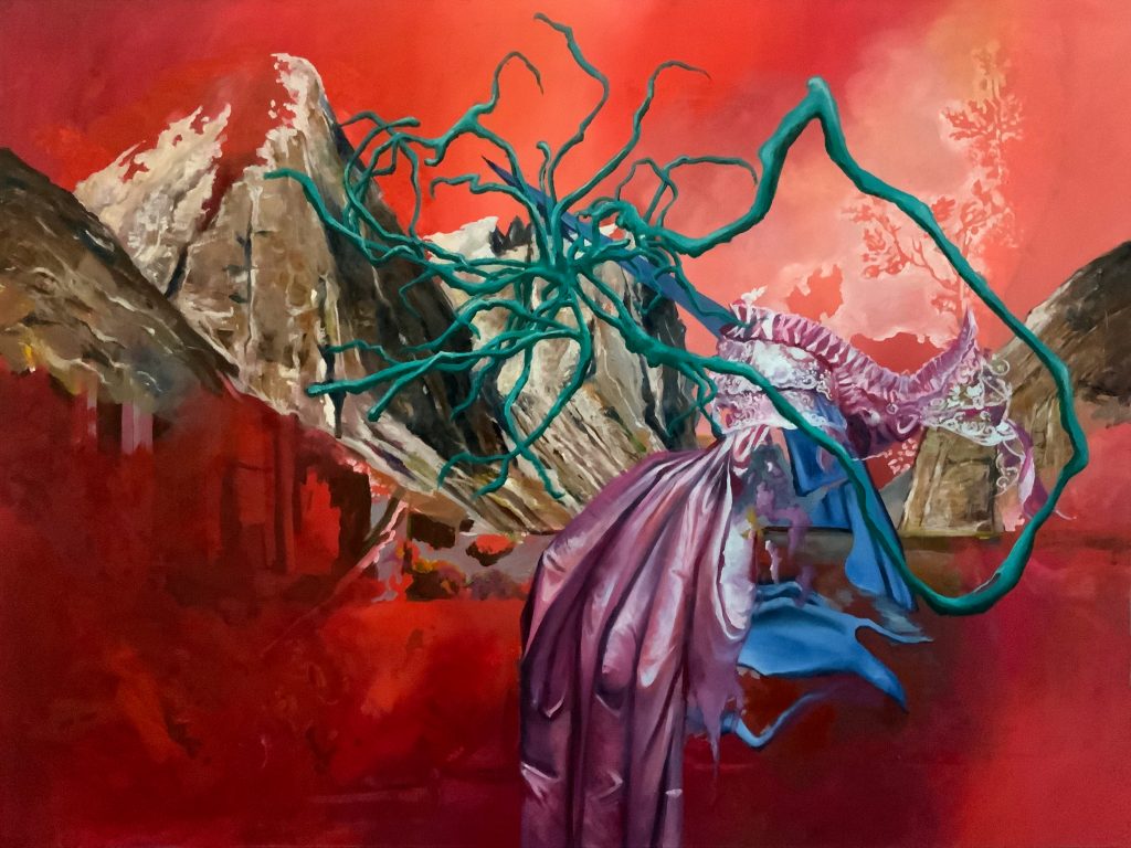 Untitled 57 – huile sur toile – oil on canvas – 120×160 cm – 2024