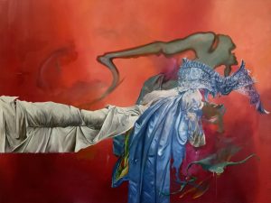 Untitled 58 – huile sur toile – oil on canvas – 120×160 cm – 2024