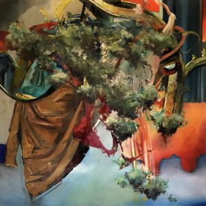 Untitled 70 – huile sur toile – oil on canvas – 135×135 cm . 2020